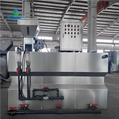 Sistema de dosificación de polímeros para aguas residuales